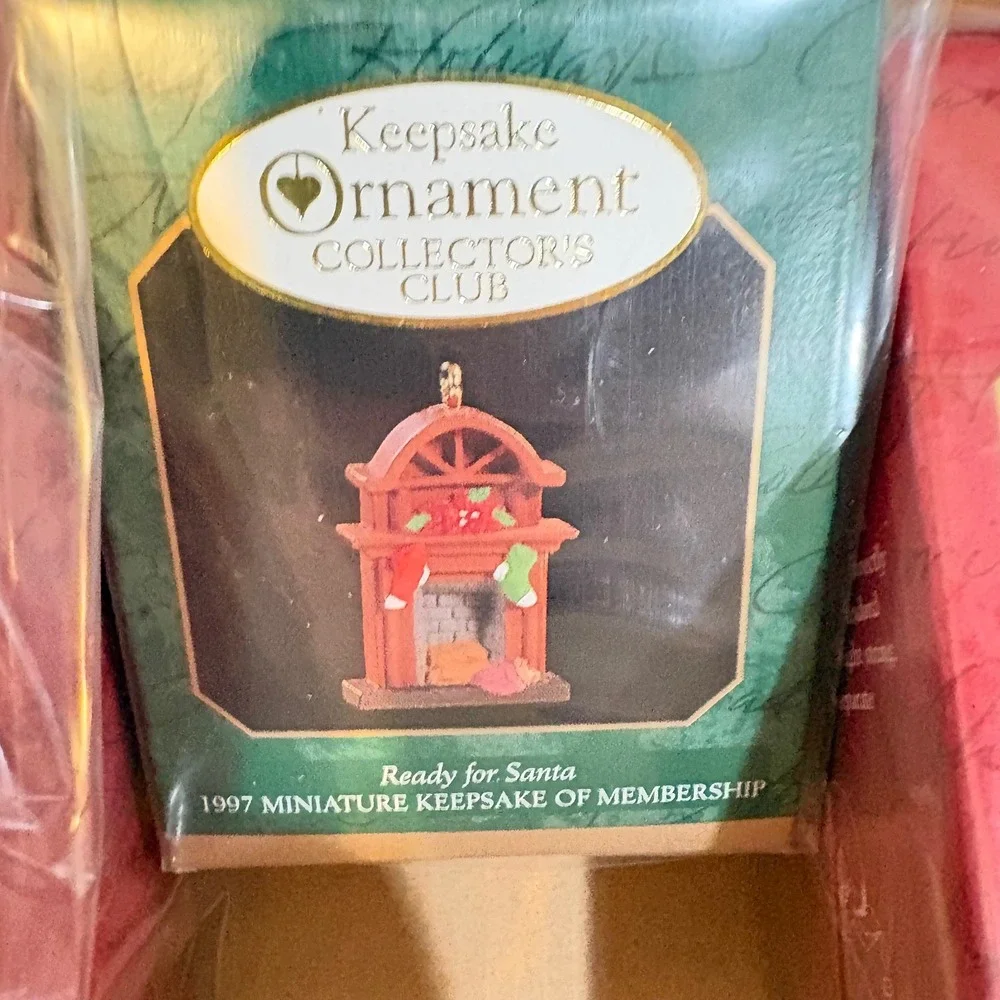 Hallmark 1997 Keepsake Ornament Collector Club Membership Kit Night Before Xmas